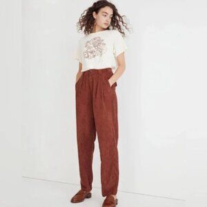 Madewell Corduroy High-Rise Tapered Pants | Sz 0